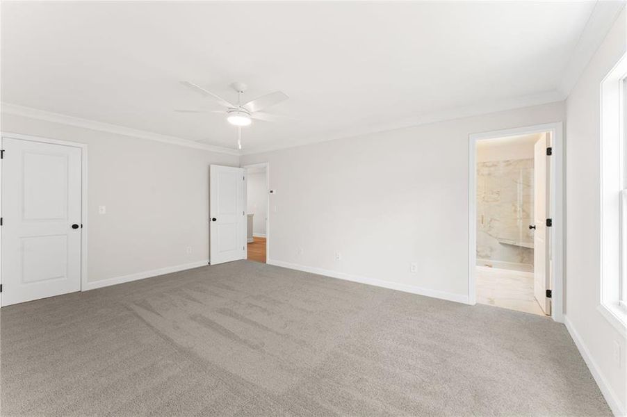 Spacious, unfurnished interior of a new home in Cherokee Township, Acworth (Image 17).