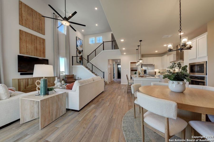 Furnished interior view inside a new home in Veranda Signature, San Antonio (Image 5). Furnished interior view inside a new home in Veranda Signature, San Antonio (Image 5).