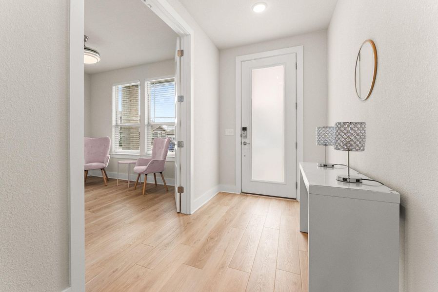 The foyer creates a great first impression.