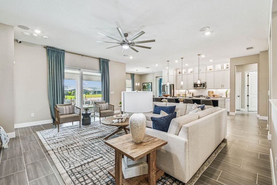 Furnished interior view inside a new home in River Preserve Estates, Parrish (Image 77).