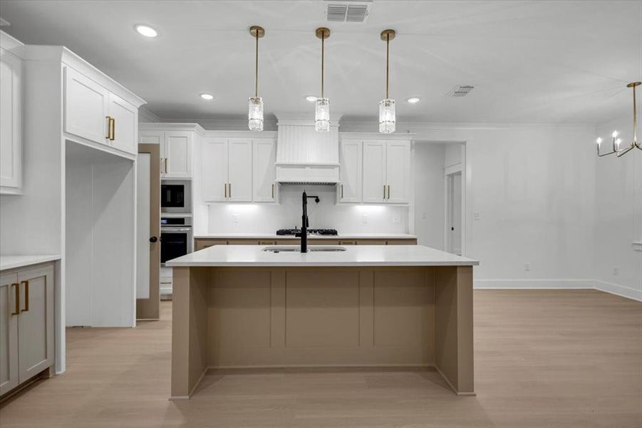 Furnished interior view inside a new home in , Lindale (Image 7). Furnished interior view inside a new home in , Lindale (Image 7).