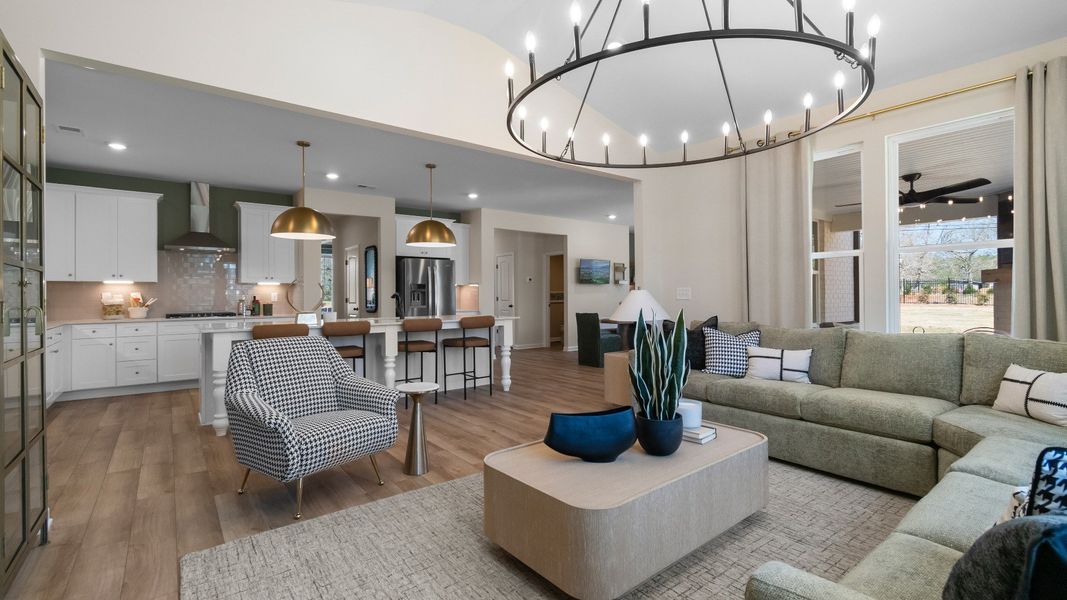 Representative furnished interior of a home built from the Stonefield by DRB Homes in Northcroft, Loganville (Image 24).