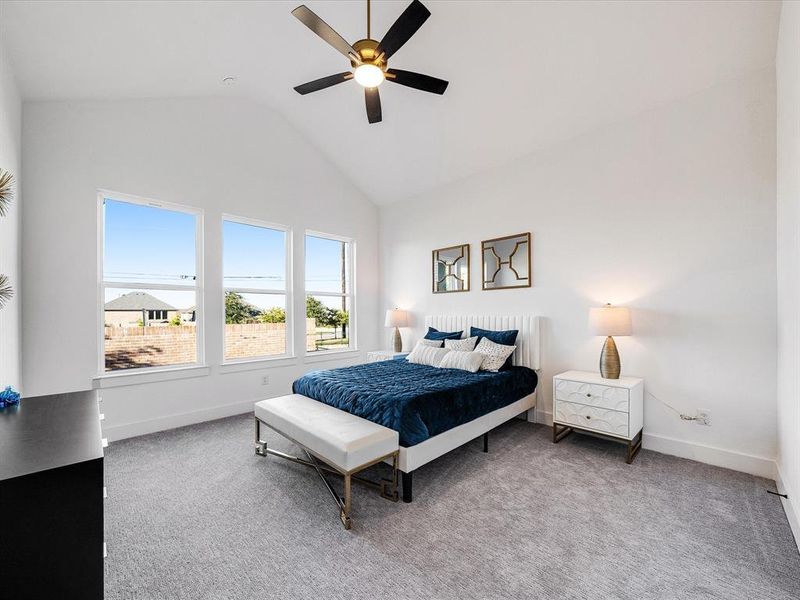 Furnished interior view inside a new home in , Little Elm (Image 24). Furnished interior view inside a new home in , Little Elm (Image 24).