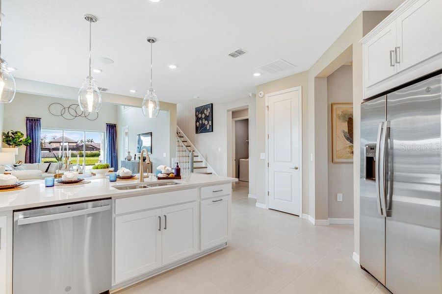 Furnished interior view inside a new home in Lochside, Mount Dora (Image 12). Furnished interior view inside a new home in Lochside, Mount Dora (Image 12).