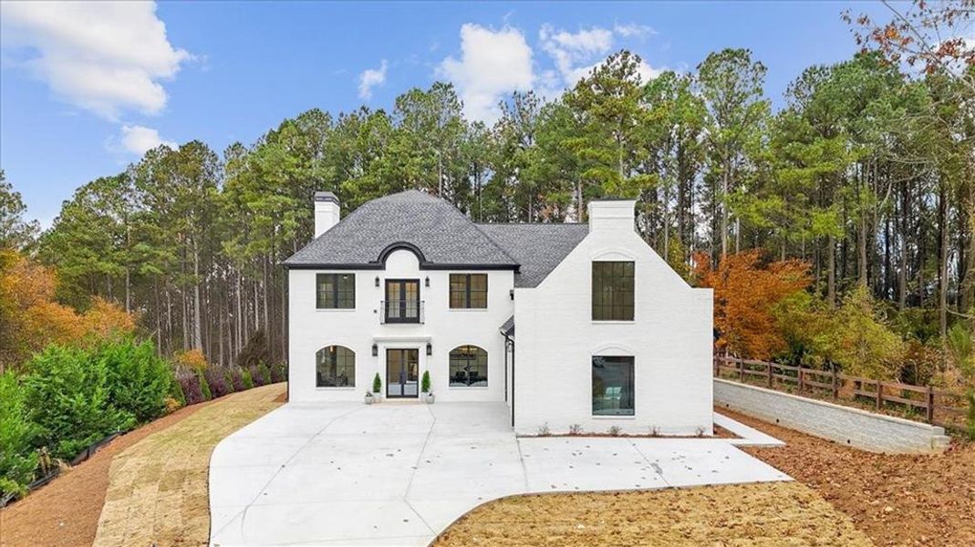 Front exterior of a new home in , Canton, GA, highlighting curb appeal (Image 30).