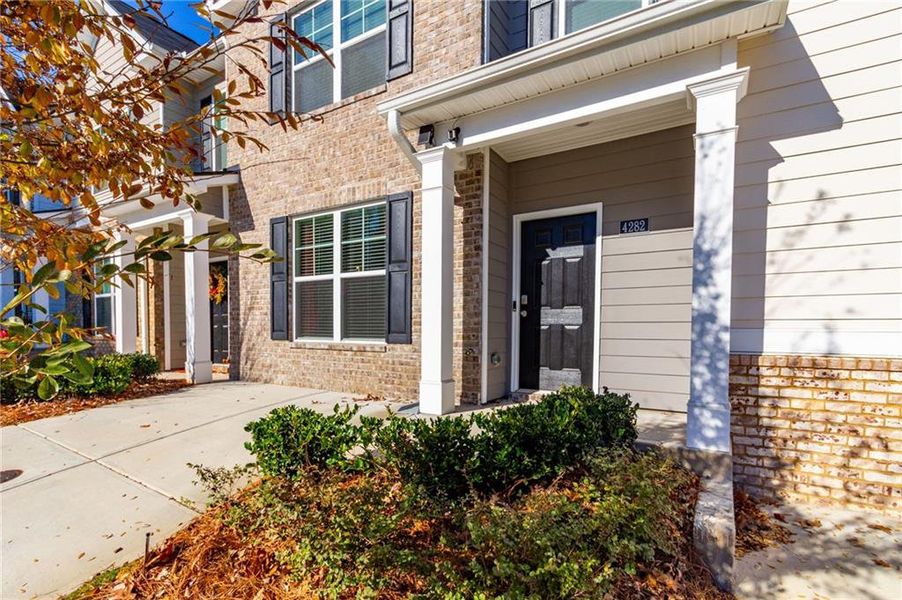 Exterior details and patio area of a home in , Decatur (Image 3). Exterior details and patio area of a home in , Decatur (Image 3).
