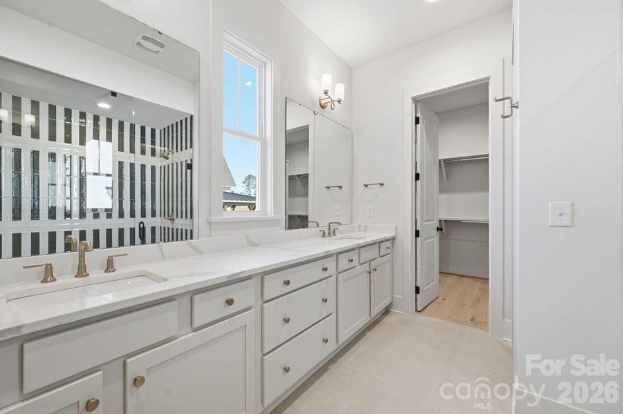 Furnished interior view inside a new home in The River District, Charlotte (Image 4).