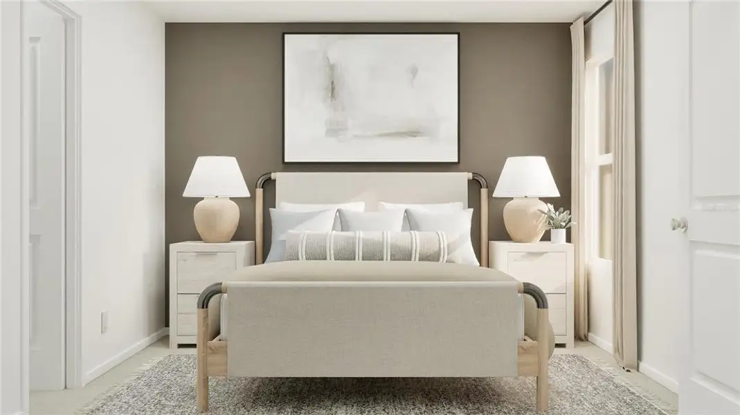 Furnished interior view inside a new home in Ranches at Lake McLeod, Eagle Lake (Image 10).