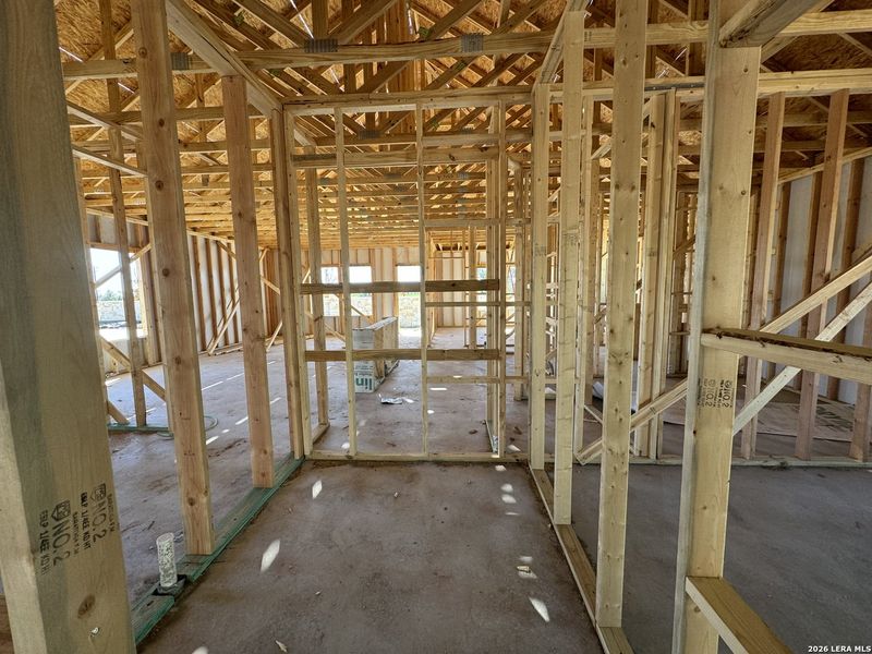 In-progress construction of a new home in Enclave at Hennersby Hollow 50's, San Antonio, TX (Image 18).