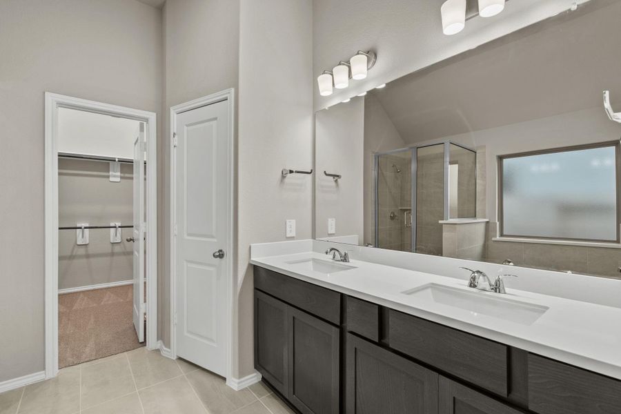 Furnished interior view inside a new home in The Highlands, Porter (Image 14).