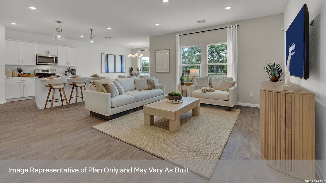Furnished interior view inside a new home in Paramount, Kyle (Image 14).