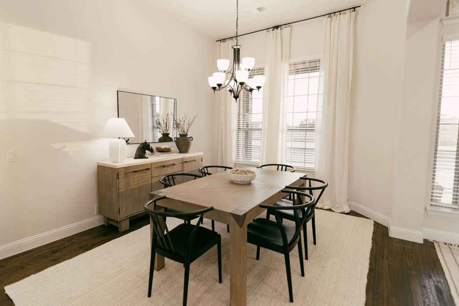 Representative furnished interior of a home built from the Victoria by Stonehollow Homes in Sister Grove II, Van Alstyne (Image 14). Representative furnished interior of a home built from the Victoria by Stonehollow Homes in Sister Grove II, Van Alstyne (Image 14).