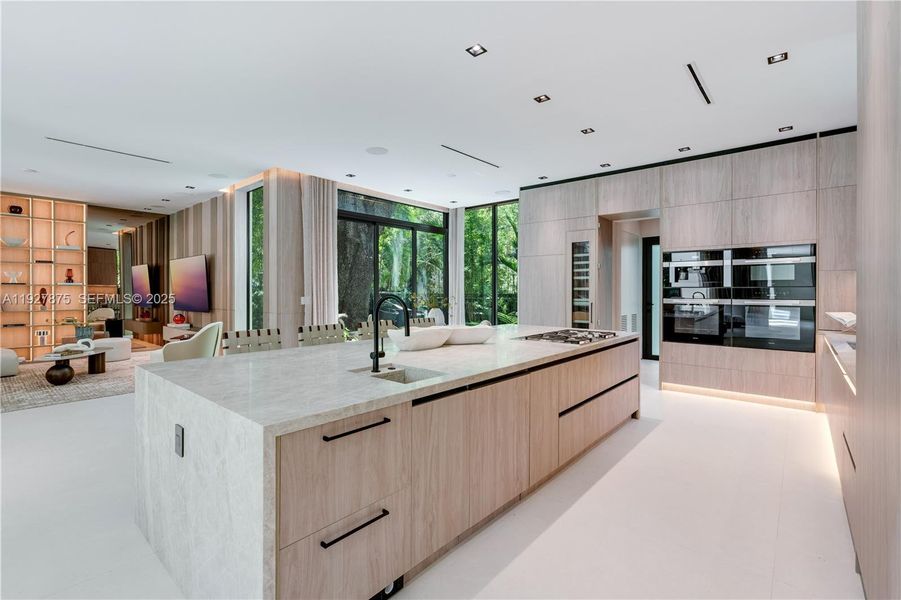 Furnished interior view inside a new home in , Miami (Image 56).