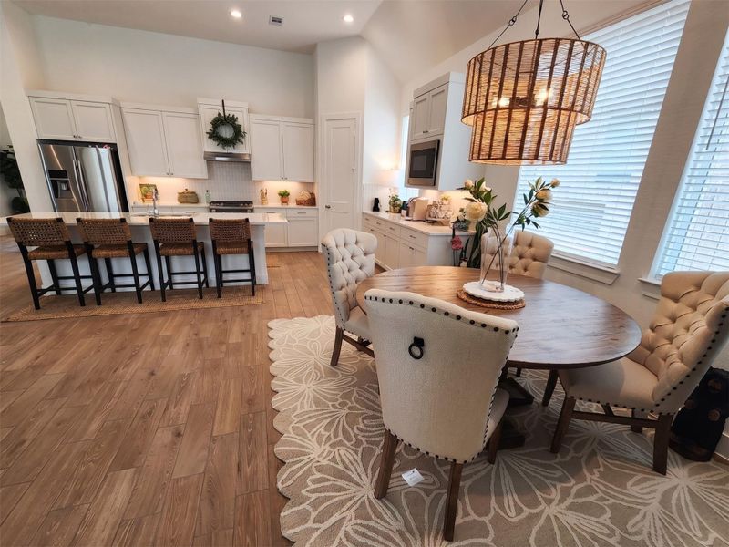 Furnished interior view inside a new home in The Woodlands Hills, Willis (Image 7).