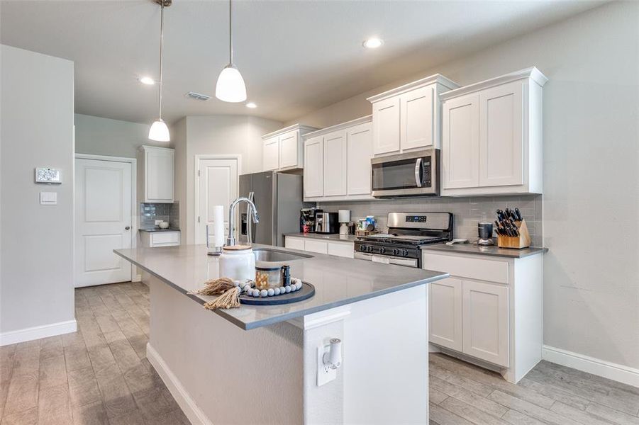 Furnished interior view inside a new home in , Haslet (Image 20). Furnished interior view inside a new home in , Haslet (Image 20).