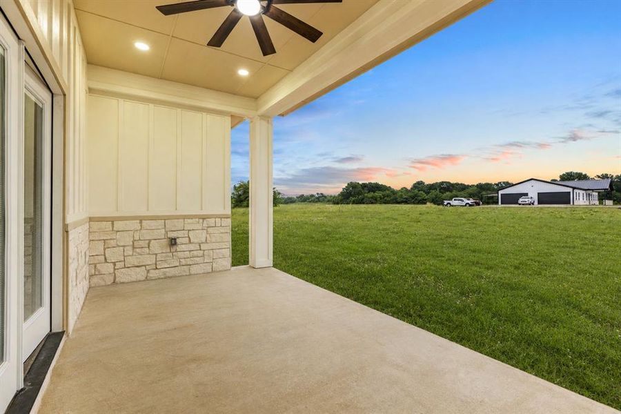Exterior details and patio area of a home in , Greenville (Image 26).