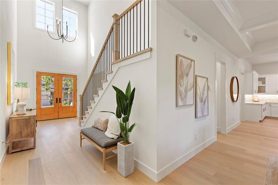 Furnished interior view inside a new home in , Tampa (Image 14). Furnished interior view inside a new home in , Tampa (Image 14).