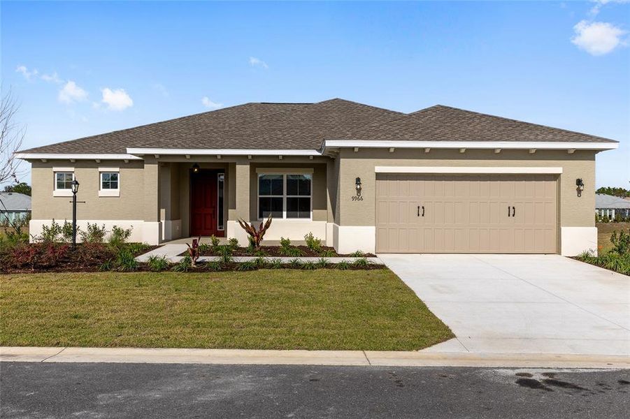 Front exterior of a new home in , Ocala, FL, highlighting curb appeal (Image 20).