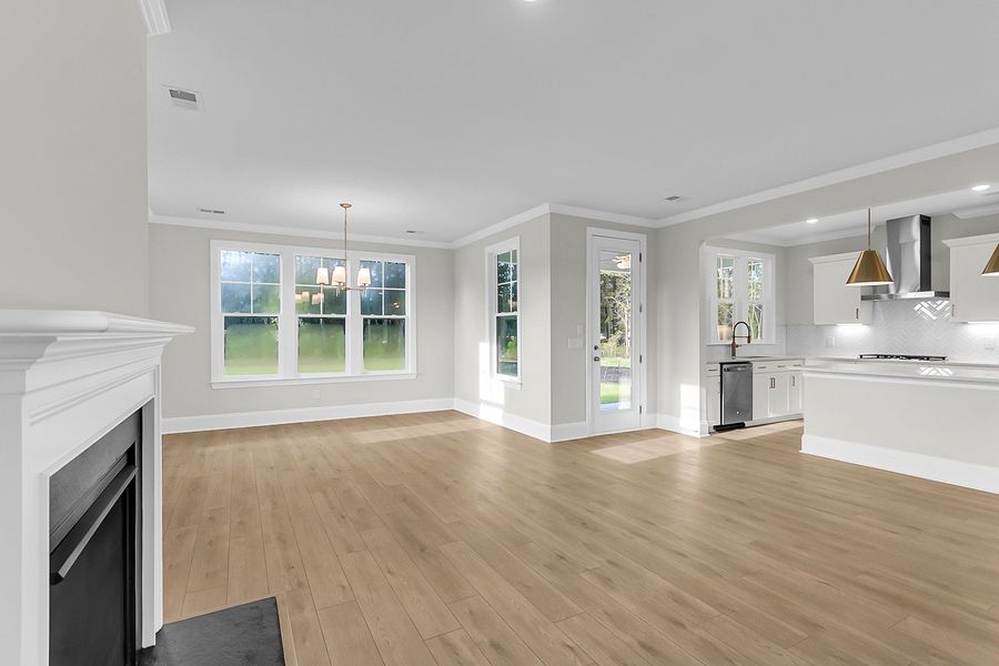 Spacious, unfurnished interior of a new home in Pineland Preserve, Summerville (Image 24).