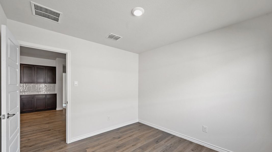 Representative unfurnished interior of a home built from the Brenham by D.R. Horton in Liberty Crossing, Royse City (Image 40). Representative unfurnished interior of a home built from the Brenham by D.R. Horton in Liberty Crossing, Royse City (Image 40).