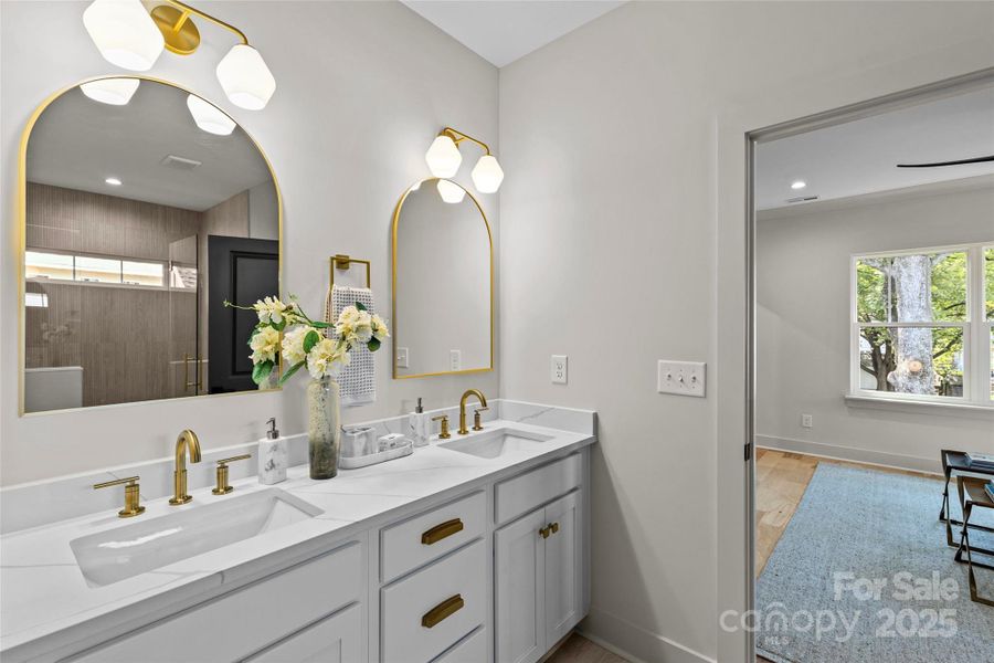 Furnished interior view inside a new home in , Charlotte (Image 9).