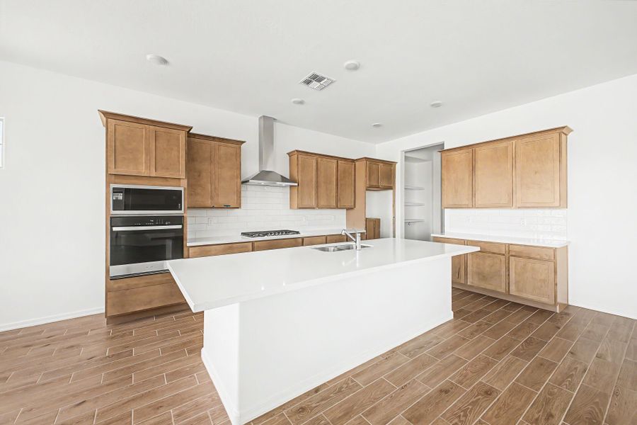 Furnished interior view inside a new home in Las Ventanas - RV Collection, Goodyear (Image 2).