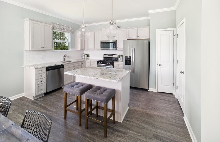 Furnished interior view inside a new home in Solserra, Shallotte (Image 9).