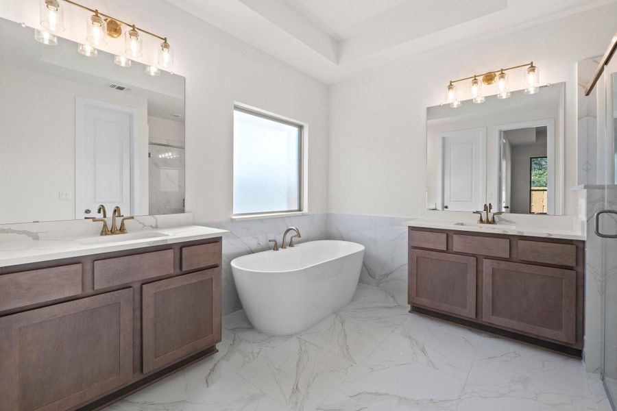 Furnished interior view inside a new home in Parmer Ranch, Georgetown (Image 8).