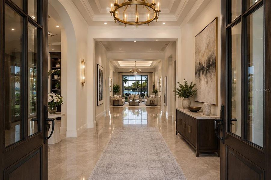 Furnished interior view inside a new home in , Odessa (Image 25).