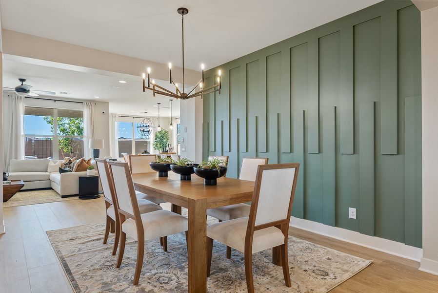 Furnished interior view inside a new home in Artisan at Asante, Surprise (Image 15).