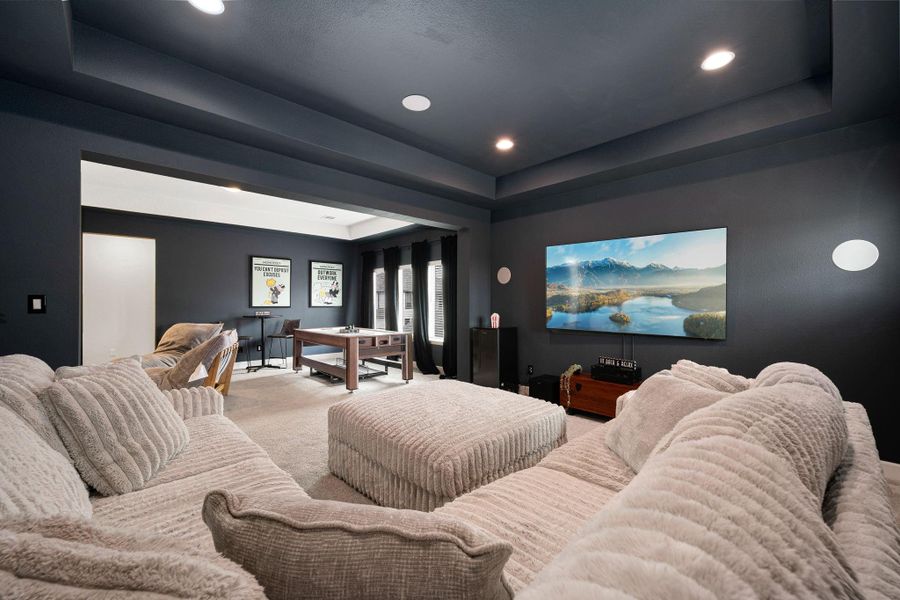 Furnished interior view inside a new home in , Manvel (Image 32).