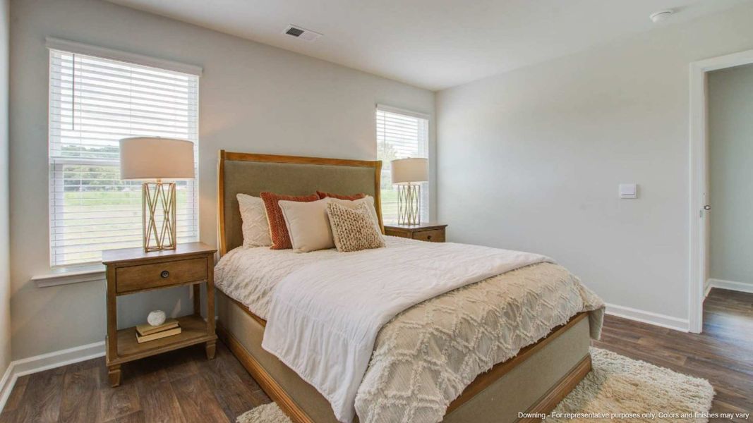 Representative furnished interior of a home built from the DOWNING by D.R. Horton in Carolina Groves, Moncks Corner (Image 14).