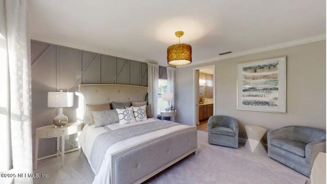 Furnished interior view inside a new home in Edenbrooke at Hyland Trail | 55+: Edenbrooke at Hyland Trail 50s, Green Cove Springs (Image 6). Furnished interior view inside a new home in Edenbrooke at Hyland Trail | 55+: Edenbrooke at Hyland Trail 50s, Green Cove Springs (Image 6).