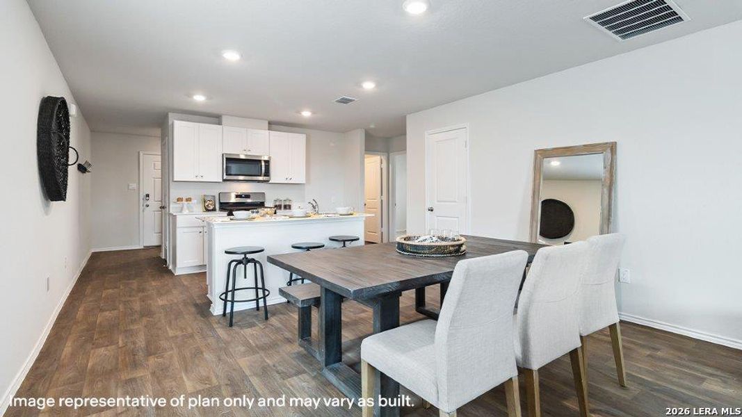Furnished interior view inside a new home in Hickory Ridge, Elmendorf (Image 6).