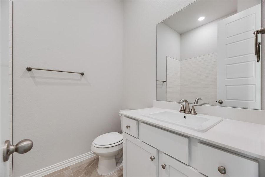 Furnished interior view inside a new home in Wade Settlement Townhomes, Frisco (Image 12).