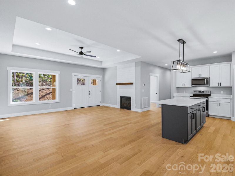 Spacious, unfurnished interior of a new home in , Hendersonville (Image 22).