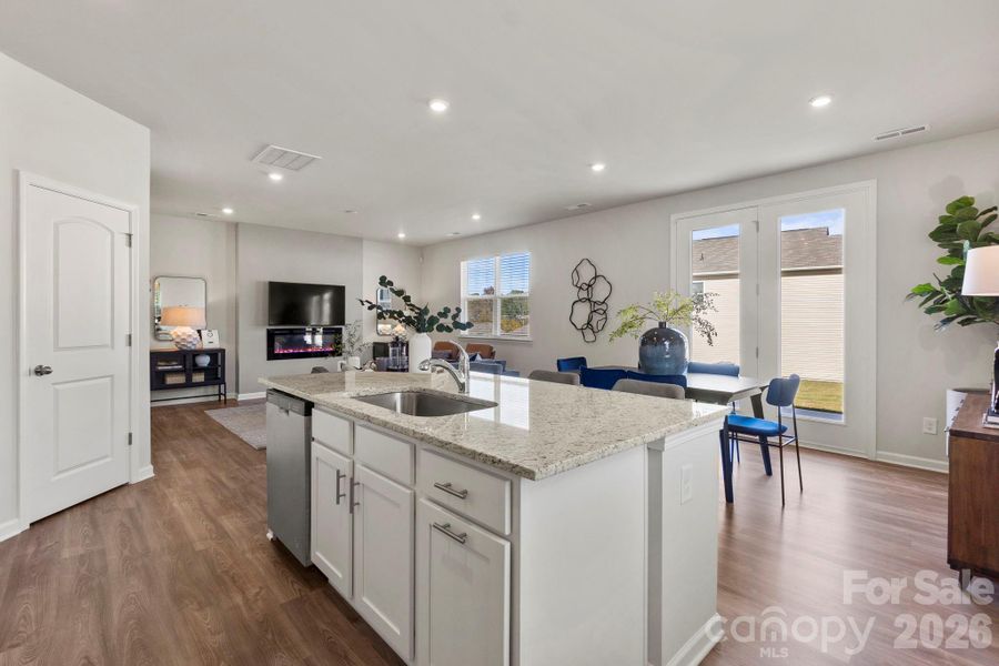 Furnished interior view inside a new home in The Meadows at Asbury Ridge, York (Image 17).