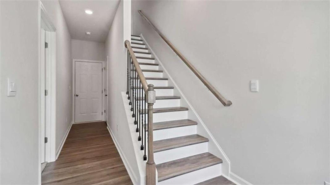 Spacious, unfurnished interior of a new home in Townes at Asbury, Hapeville (Image 20).