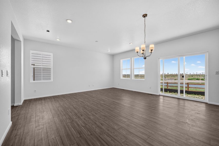 Spacious, unfurnished interior of a new home in Lake Bluff, Greeley (Image 9). Spacious, unfurnished interior of a new home in Lake Bluff, Greeley (Image 9).