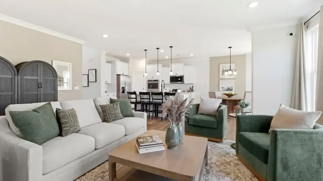 Furnished interior view inside a new home in Spring Ridge Reserve, Anderson (Image 17). Furnished interior view inside a new home in Spring Ridge Reserve, Anderson (Image 17).