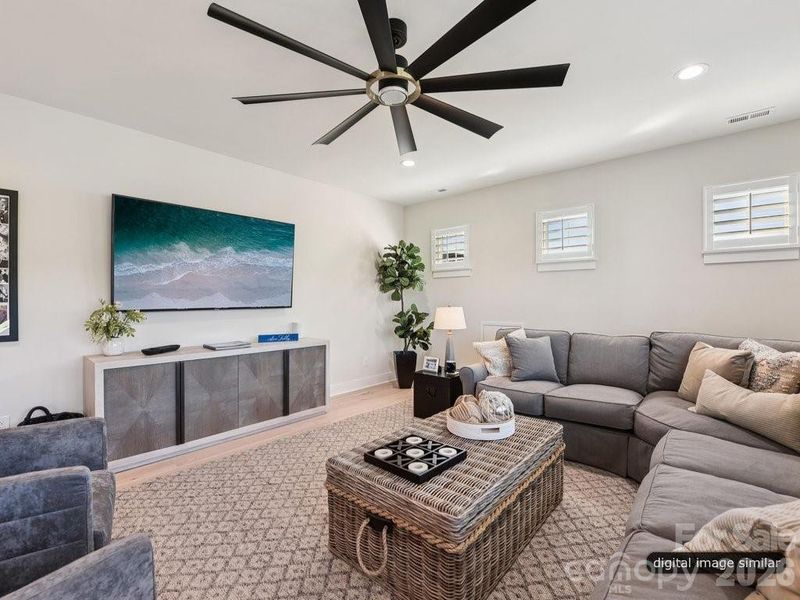 Furnished interior view inside a new home in , Charlotte (Image 8).