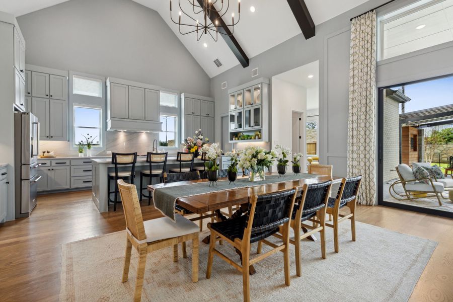 Representative furnished interior of a home built from the Hudson II by Southgate Homes in Windsong Ranch 71' Series, Prosper (Image 9).