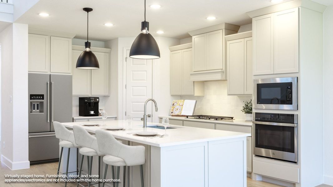 Furnished interior view inside a new home in Lariat 50', Liberty Hill (Image 4).