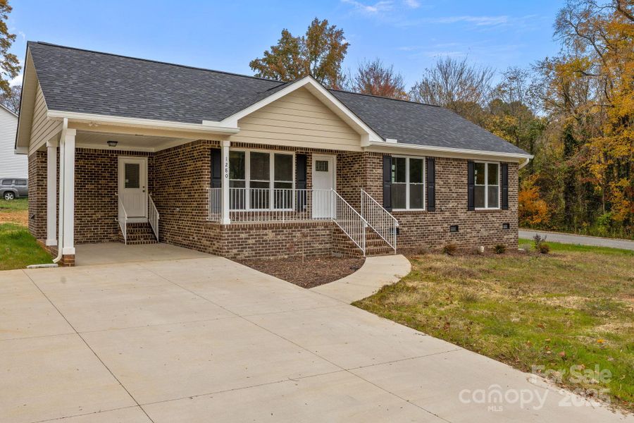 Exterior details and patio area of a home in , Salisbury (Image 1).