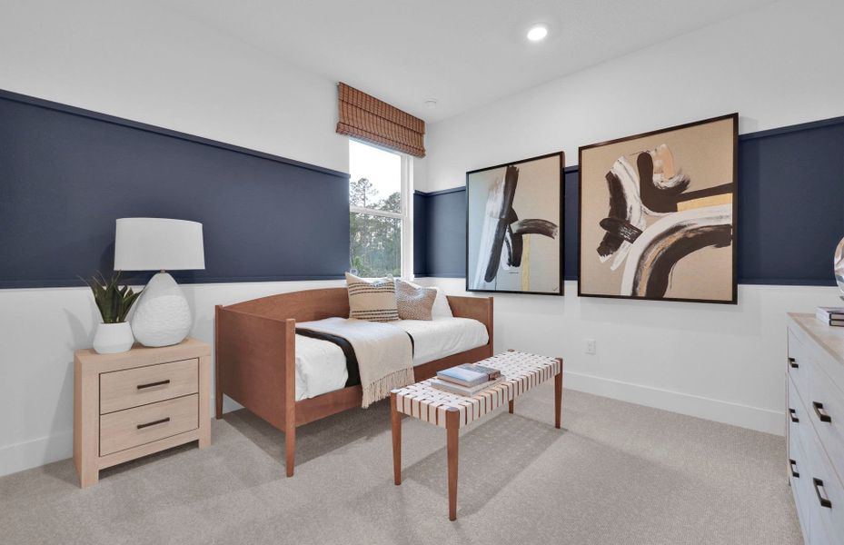 Representative furnished interior of a home built from the Merlot Grand by Pulte Homes in Terrapin Creek, Jacksonville (Image 6).