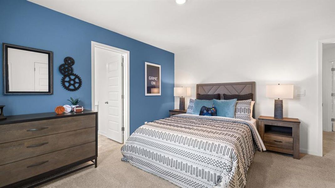 Furnished interior view inside a new home in Heritage Pointe, Senoia (Image 11).