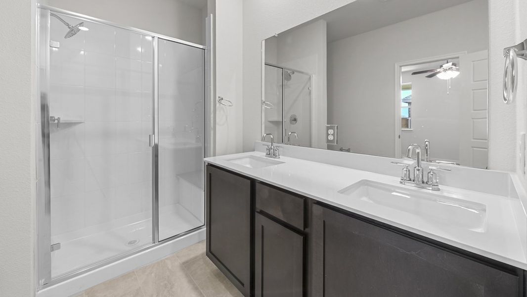 Furnished interior view inside a new home in The Woods at Lindsey Place, Anna (Image 5).
