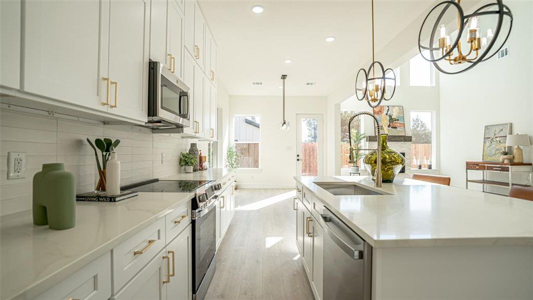 Furnished interior view inside a new home in , Granbury (Image 17).