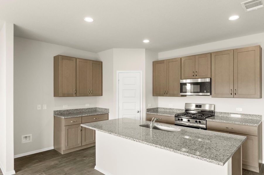 Furnished interior view inside a new home in Cloverleaf, Austin (Image 8).