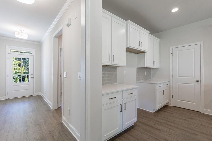 Furnished interior view inside a new home in , Buford (Image 10).